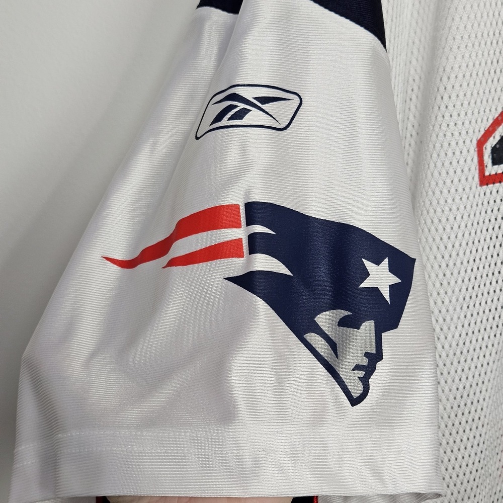 New England Patriots Jersey Mens XXL White Reebok On Field Tom Brady #12 NFL VTG - Picture 12 of 13